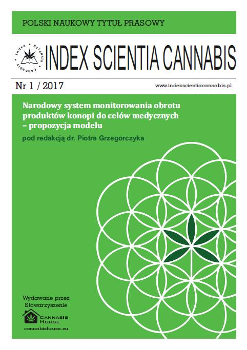 Okładka dla wydania nr 1 magazynu Index Scientia Cannabis