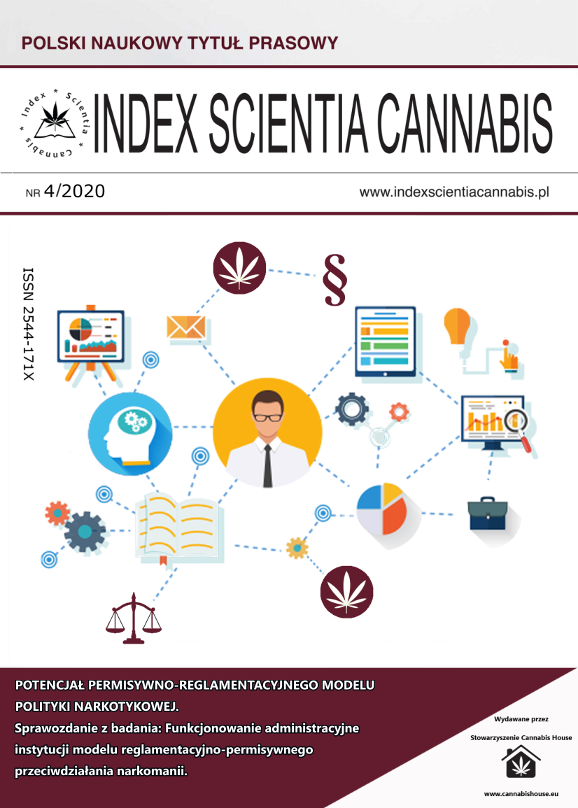 Okładka dla wydania nr 4 magazynu Index Scientia Cannabis